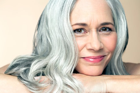 make gray hair smooth and shiny